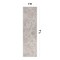 World Rug Gallery Contemporary Geometric Weather Resistant Indoor/Outdoor Runner Rug 2' x 7' Beige 4028BEIGE2X7 - alternate 4